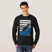 Whale Underwater Ocean Sea Nature Animal Leisure F T-shirt (Voorkant volledig)