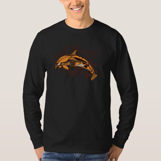Whale underwater world ocean Orca Pul Hoodie T-shirt (Voorkant)