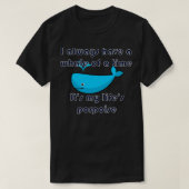Whale van een tijd 8 t-shirt (Design voorkant)