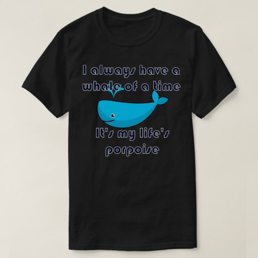 Whale van een tijd 8 t-shirt (Design voorkant)