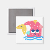 Whale-verhaal Magneet (Voorkant / Achterkant)