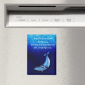 Whale Vertical Motion Scene To Down In Ocean Depth Magneet (Insitu (Vaatwasser))