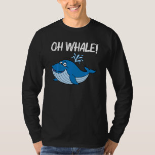 Whale voor mannen Orca Narwhal Blue Whales Swea T-shirt