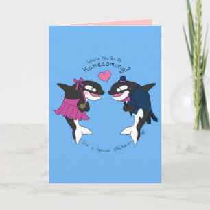 Whale waarnaar je op homecoming gaat - Creditcard  Kaart