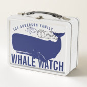 Whale Watch Blue Whale Familienaam Postmark (Voorkant)