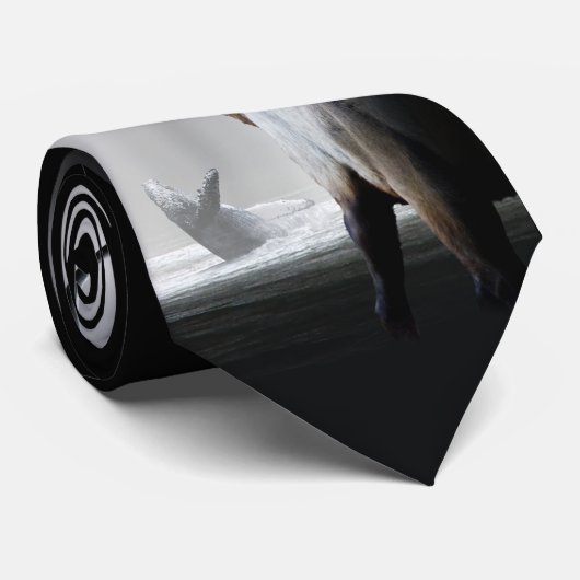 Whale Watch-kopie Stropdas (Opgerold)