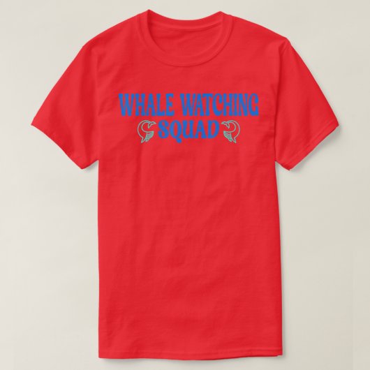 Whale Watch Squad 6 T-shirt (Design voorkant)