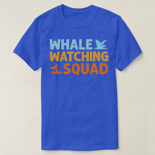 Whale Watchad Squad Whale Lover T-shirt (Design voorkant)