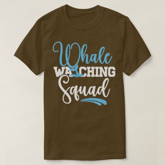 Whale Watchad Squad Whale Lover T-shirt (Design voorkant)
