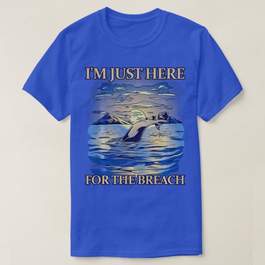 Whale Watchen Lange Slaap 1 T-shirt (Design voorkant)