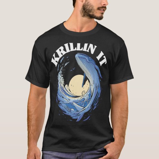 Whale Watcher Krillin it T-shirt (Voorkant)