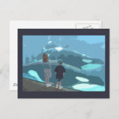 Whale Watching Briefkaart (Voorkant / Achterkant)