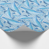 Whale Watching Cadeaupapier (Hoek)