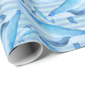 Whale Watching Cadeaupapier (Rol Hoek)