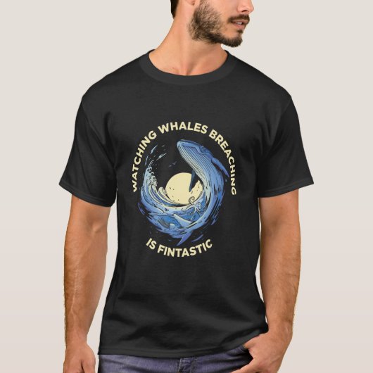 Whale Watching For Nature Enthusiast Wildlife  Tou T-shirt (Voorkant)