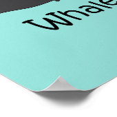 Whale Watching Fun Poster (Hoek)