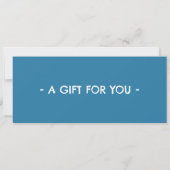 Whale Watching Gift Certificate Kaart (Achterkant)