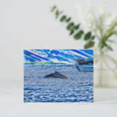 Whale Watching in Hawaii van Maui Briefkaart (Staand voorkant)