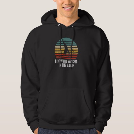 Whale Watching Ocean Water Sailing Marine Biology  Hoodie (Voorkant)