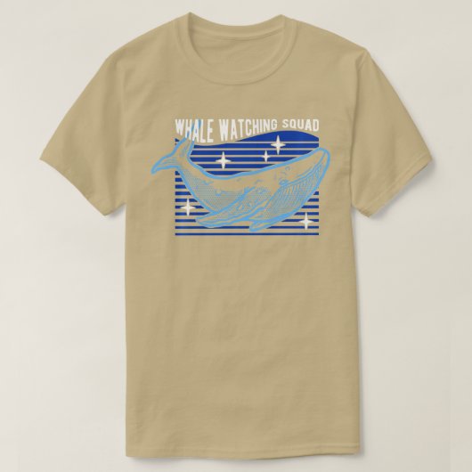 Whale Watching Squad Long Meve 1 T-shirt (Design voorkant)