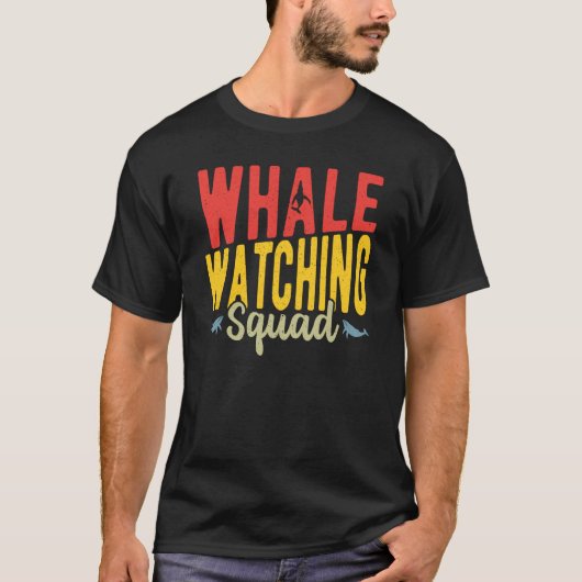 Whale Watching Squad T-shirt (Voorkant)