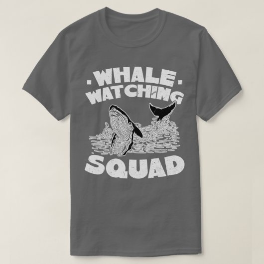 Whale Watching Squad T-shirt (Design voorkant)