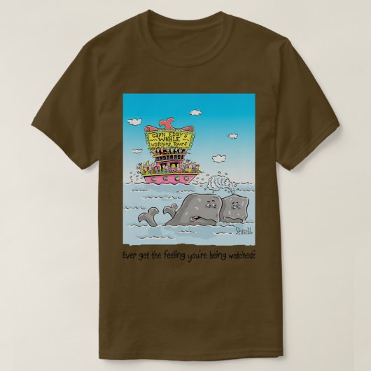 Whale Watching tours T-shirt (Design voorkant)