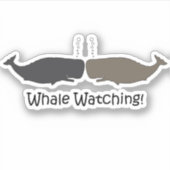 Whale Watchute Sticker (Voorkant)