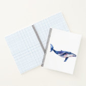 Whale Watercolor   Notitieboek (Binnen)