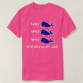 Whale Whale Whale Whale 24 T-shirt (Design voorkant)