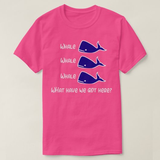 Whale Whale Whale Whale 24 T-shirt (Design voorkant)