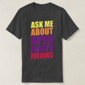 Whale Wing Open Mouth Feeding 1 T-shirt (Design voorkant)