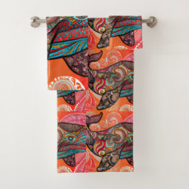 Whale Wow Bad Handdoek