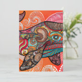 Whale Wow Feestdagenkaart (Staand voorkant)