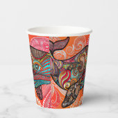 Whale Wow Papieren Bekers (Achterkant)