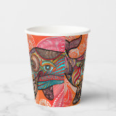 Whale Wow Papieren Bekers (Voorkant)