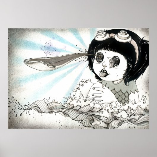 "Whale" Yan Wei | 闫 威 Poster (Voorkant)