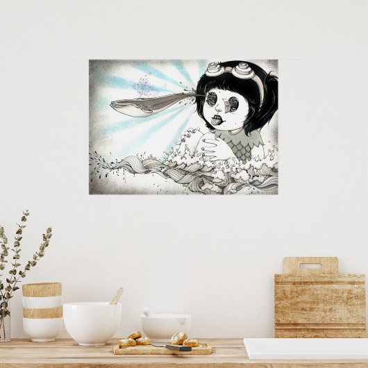 "Whale" Yan Wei | 闫 威 Poster (Keuken)