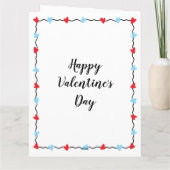 Whale You be My Valentine Funny Valentine's Day Kaart (Achterkant)