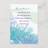 Whale & Zee Life Bat Bar Mitzvah Direction Card Informatiekaartje (Voorkant)
