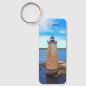 Whaleback Custom Photo Ocean Lighthouse Sleutelhanger (Voorkant)