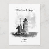 Whaleback Light - Maine Briefkaart (Voorkant)