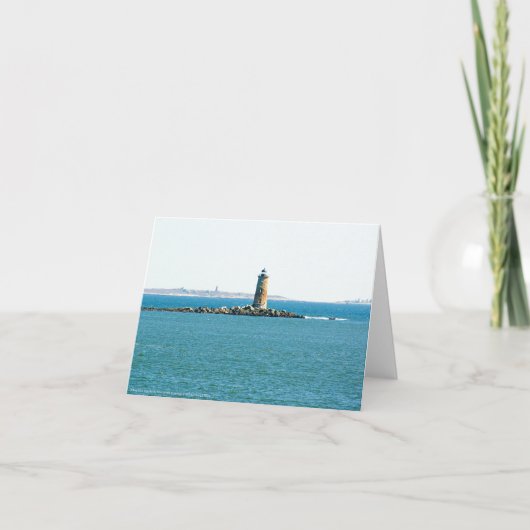Whaleback Lighthouse Bedankkaart (Voorkant)