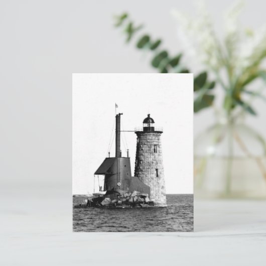 Whaleback Lighthouse Briefkaart (Staand voorkant)