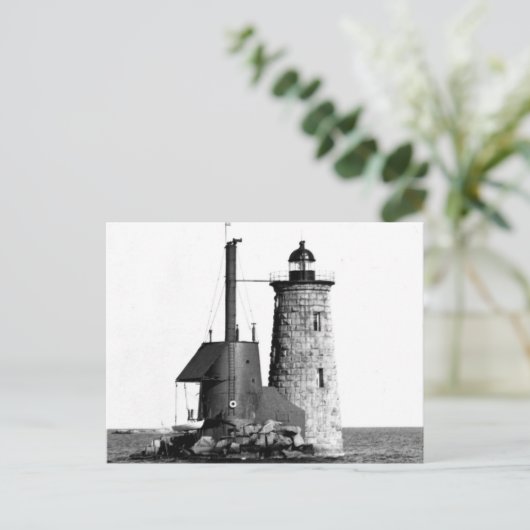 Whaleback Lighthouse Briefkaart (Staand voorkant)