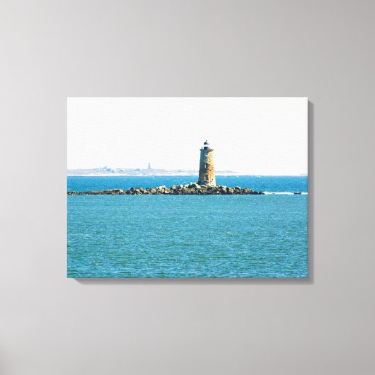 Whaleback Lighthouse Canvas Afdruk (Voorkant)