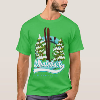 Whaleback New Hampshire retro ski T-shirt