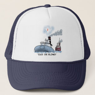Whaleback "thar she blows" trucker pet