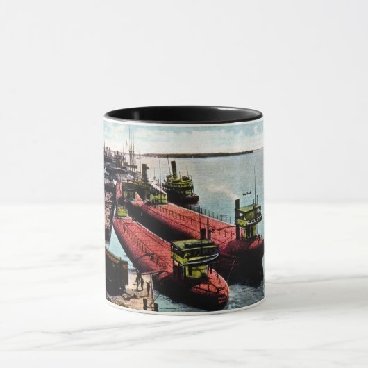 Whalebacks op Belle Isle, Michigan Mok (Midden)