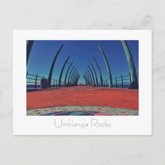 Whalebone Pier Umhlanga Durban SA Briefkaart (Voorkant)